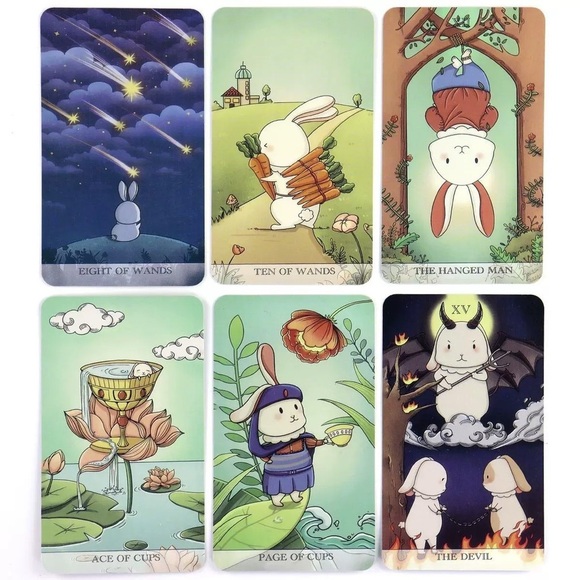 Starry Rabbit Tarot Card Deck - Picture 2 of 3